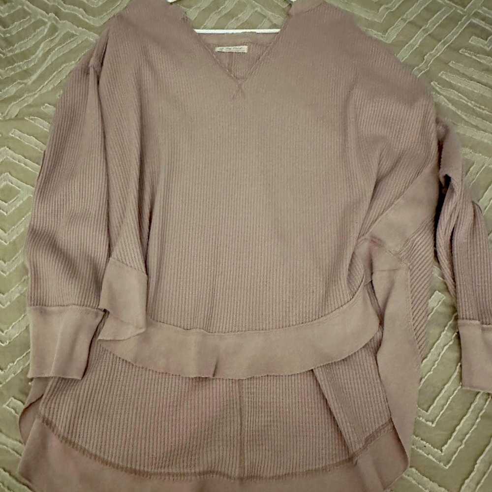 Pink Free People Tunic